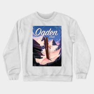 Ogden, Utah Ski poster Crewneck Sweatshirt